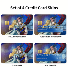 Load image into Gallery viewer, Fairy Tail Natsu Dragneel, Lucy Heartfilia  Credit Card Skins (4-in-1 Pack)
