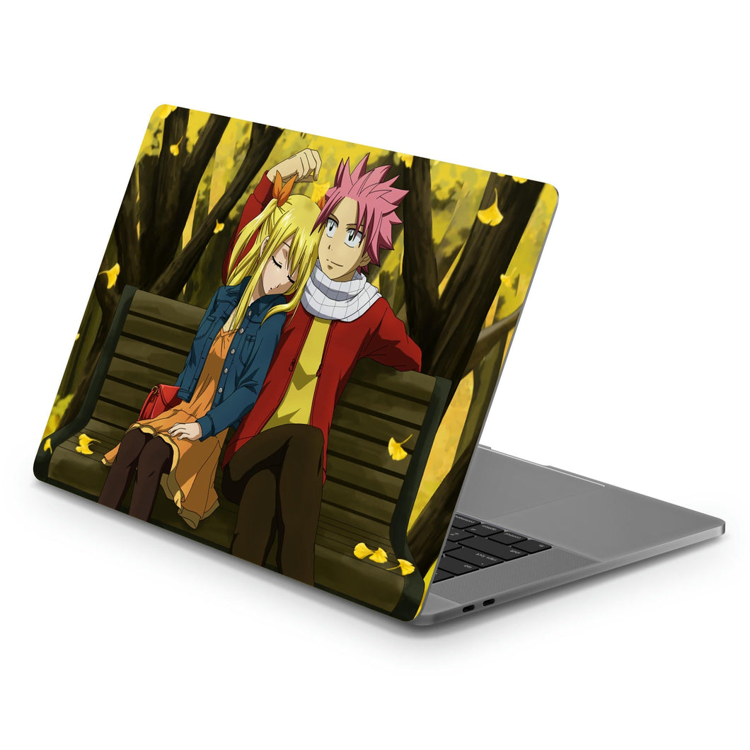 Fairy Tail Natsu Dragneel, Lucy Heartfilia  Macbook Skin
