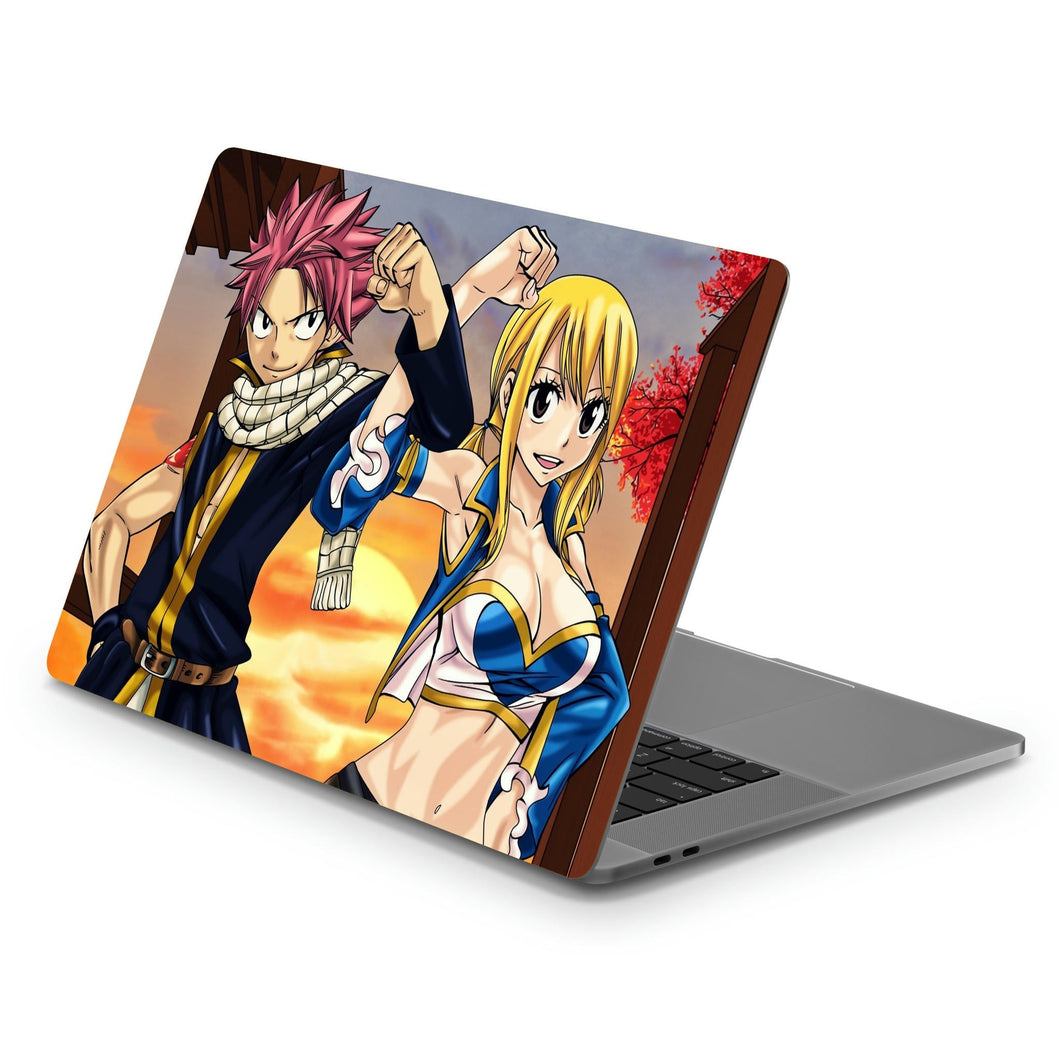 Fairy Tail Natsu Dragneel, Lucy Heartfilia  Macbook Skin