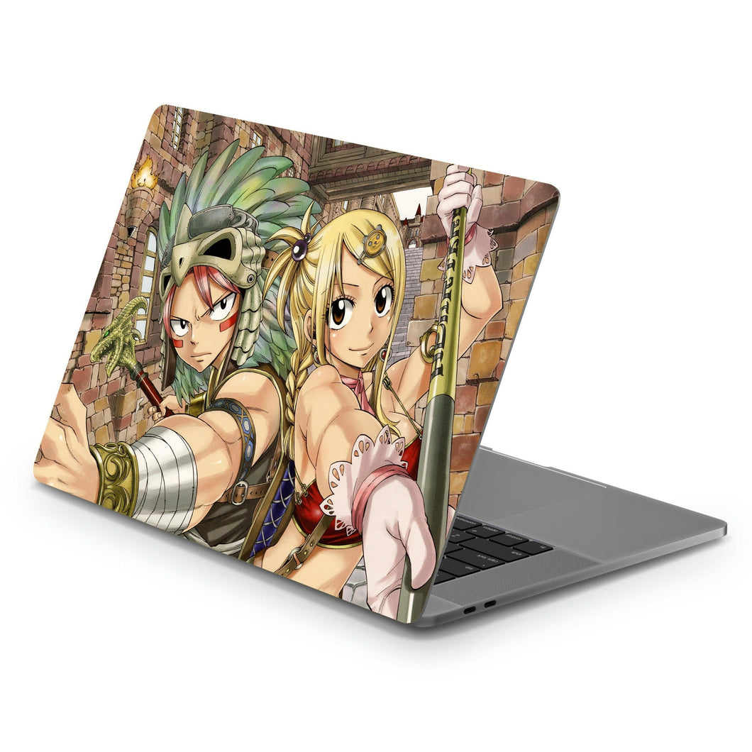 Fairy Tail Natsu Dragneel, Lucy Heartfilia  Macbook Skin