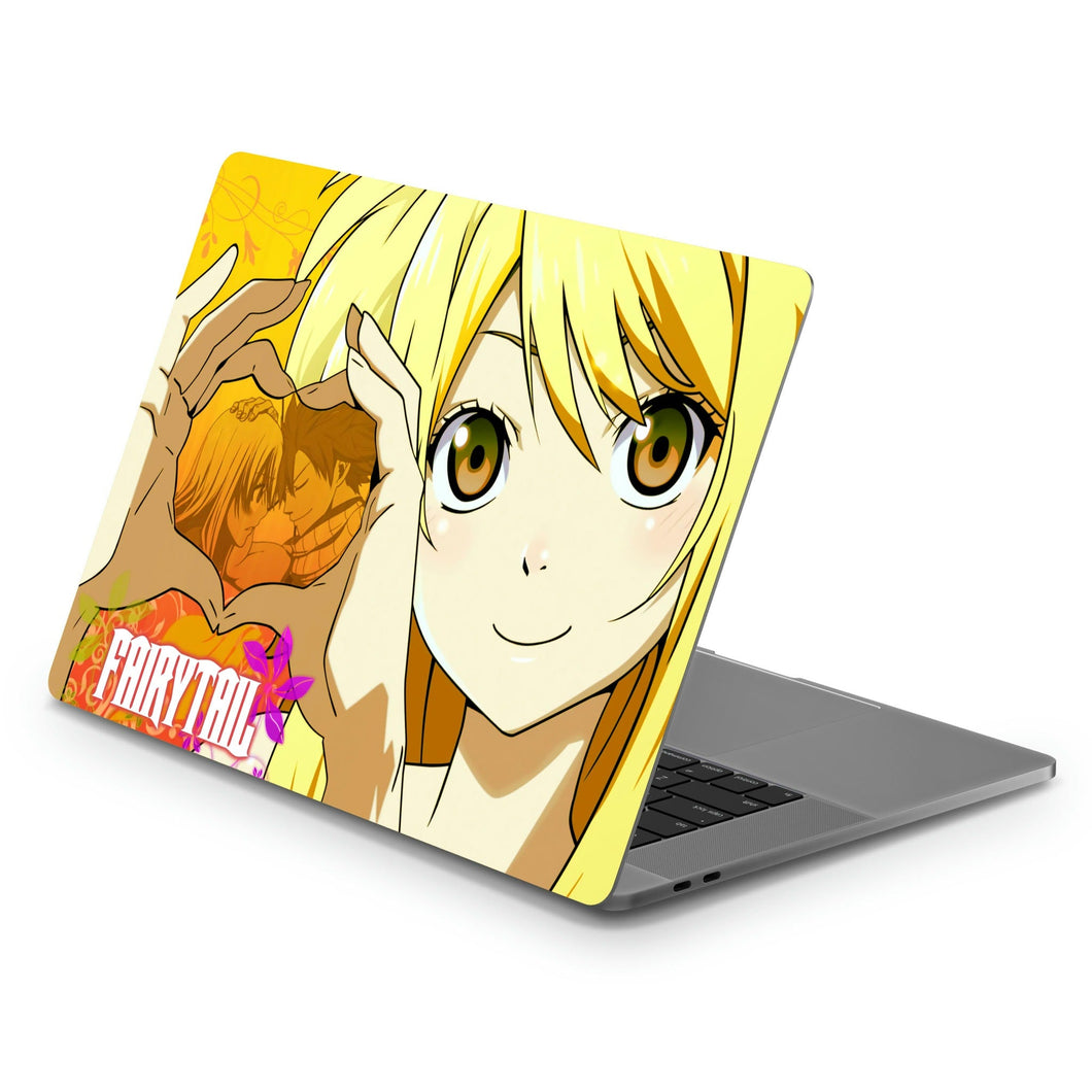 Fairy Tail Natsu Dragneel, Lucy Heartfilia  Macbook Skin