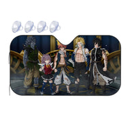 Fairy Tail Natsu Dragneel, Wendy Marvell, Gajeel Redfox  Car Sunshade