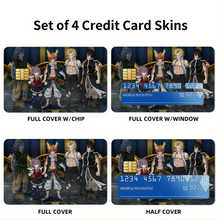 Load image into Gallery viewer, Fairy Tail Natsu Dragneel, Wendy Marvell, Gajeel Redfox  Credit Card Skins (4-in-1 Pack)
