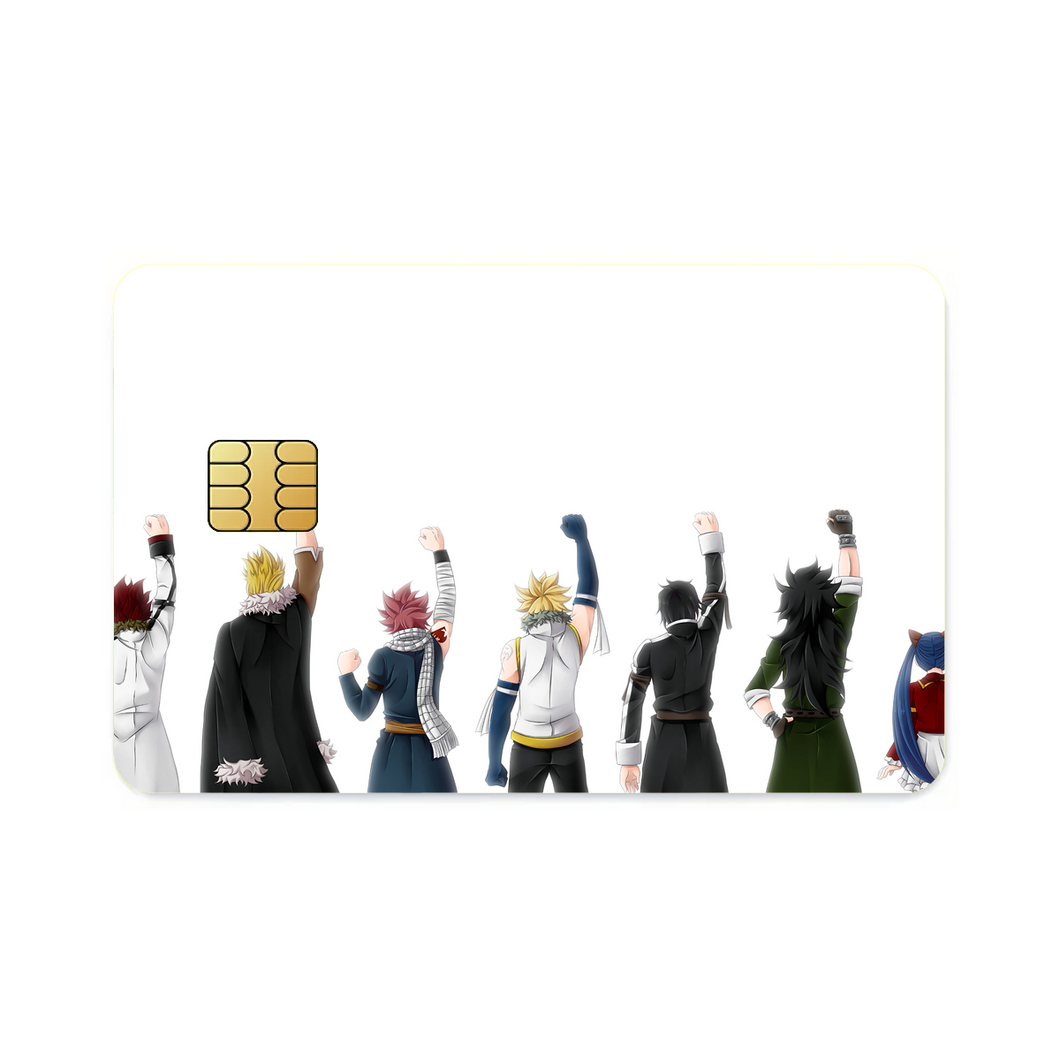 Fairy Tail Natsu Dragneel, Wendy Marvell, Gajeel Redfox  Credit Card Skins (4-in-1 Pack)