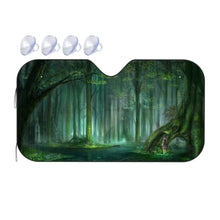 Load image into Gallery viewer, Fantasy Forest Car Sunshade
