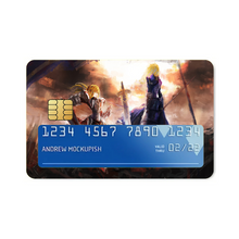 Load image into Gallery viewer, Fate/Apocrypha Artoria and Mordred Credit Card Skins (4-in-1 Pack)
