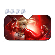 Load image into Gallery viewer, Fate/Apocrypha Saber Of Red  Car Sunshade
