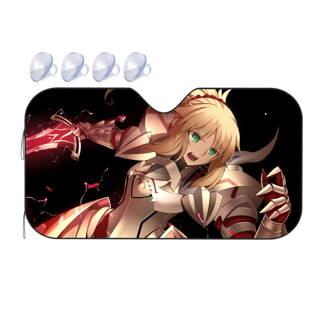 Fate/Apocrypha Saber Of Red  Car Sunshade