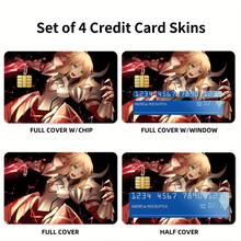 Load image into Gallery viewer, Fate/Apocrypha Saber Of Red  Credit Card Skins (4-in-1 Pack)
