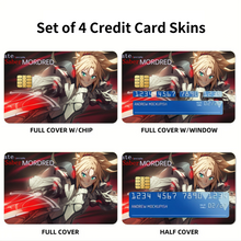 Load image into Gallery viewer, Fate/Apocrypha Saber Of Red  Credit Card Skins (4-in-1 Pack)
