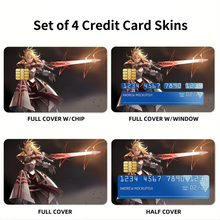 Load image into Gallery viewer, Fate/Apocrypha Saber Of Red  Credit Card Skins (4-in-1 Pack)
