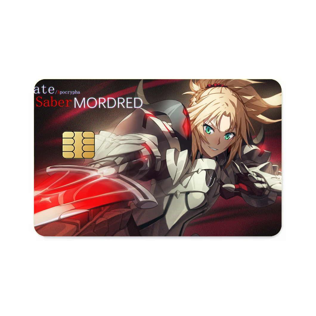 Fate/Apocrypha Saber Of Red  Credit Card Skins (4-in-1 Pack)