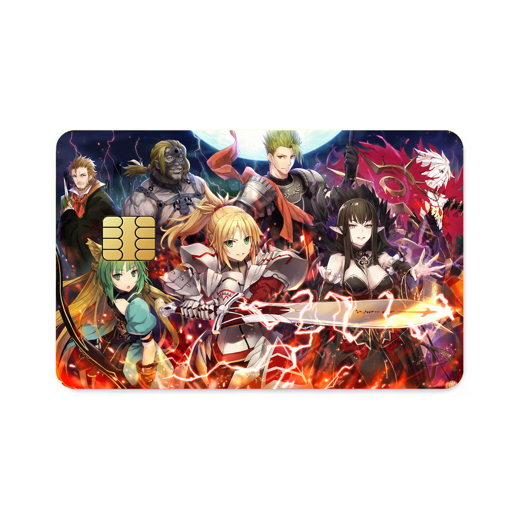 Fate/Apocrypha Saber Of Red  Credit Card Skins (4-in-1 Pack)