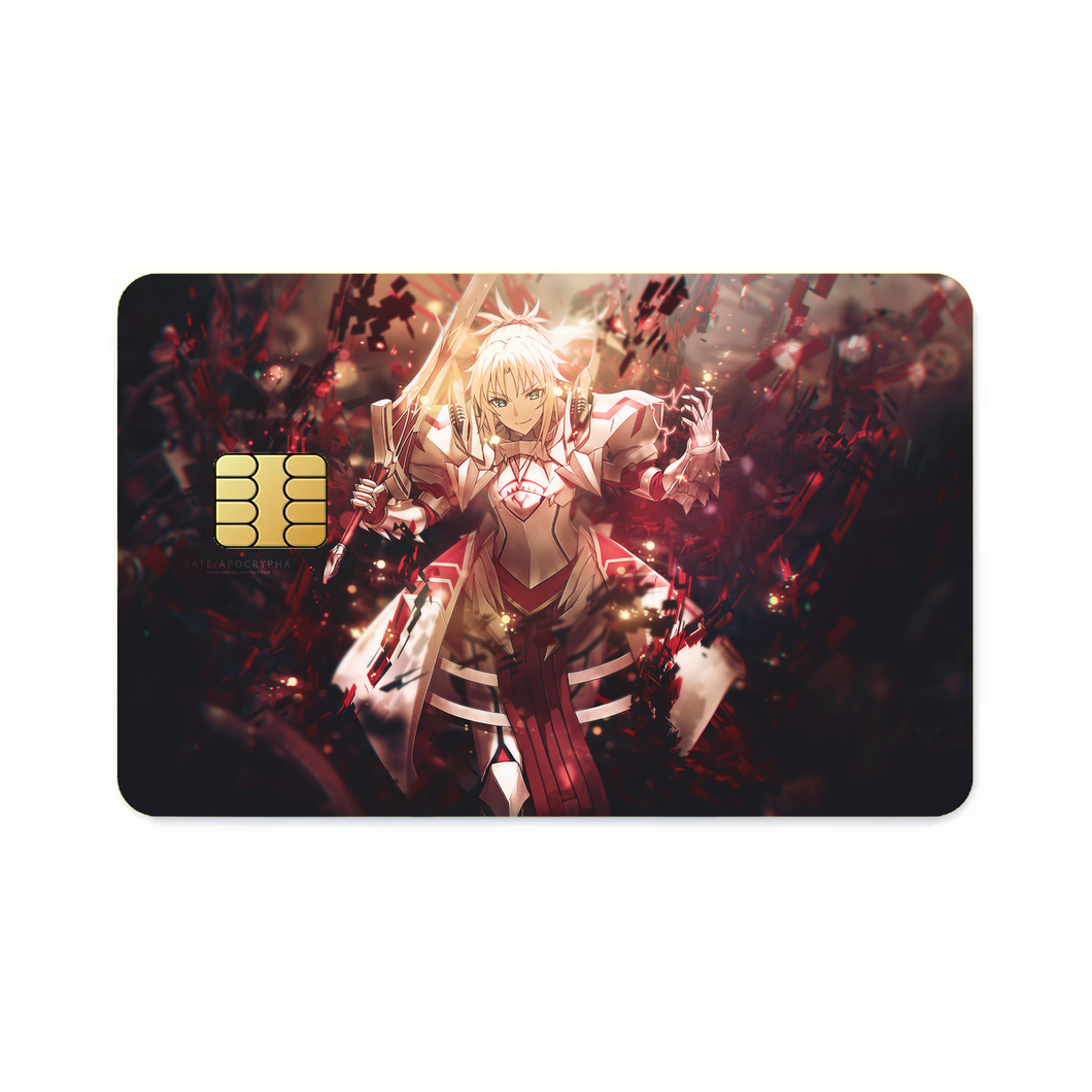 Fate/Apocrypha Saber Of Red  Credit Card Skins (4-in-1 Pack)