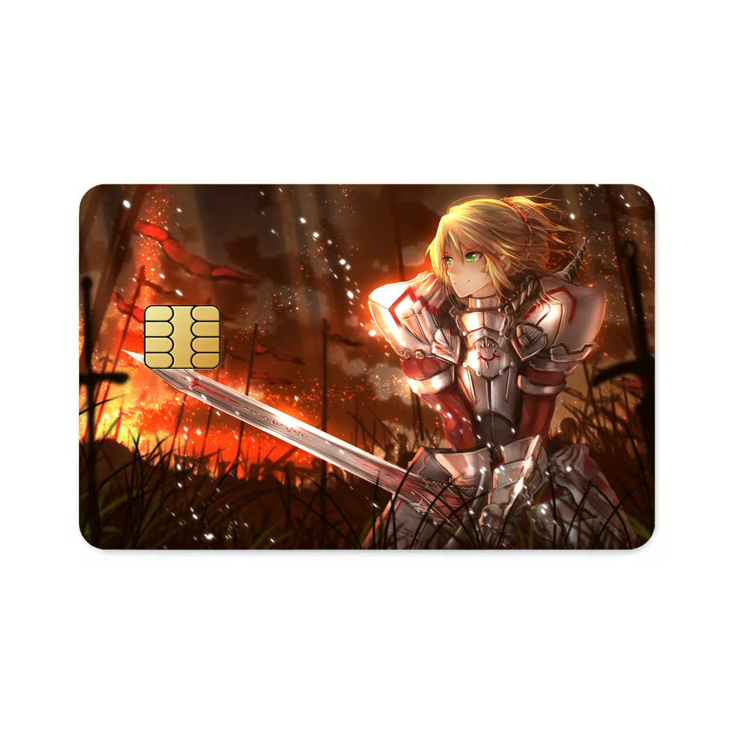 Fate/Apocrypha Saber Of Red  Credit Card Skins (4-in-1 Pack)