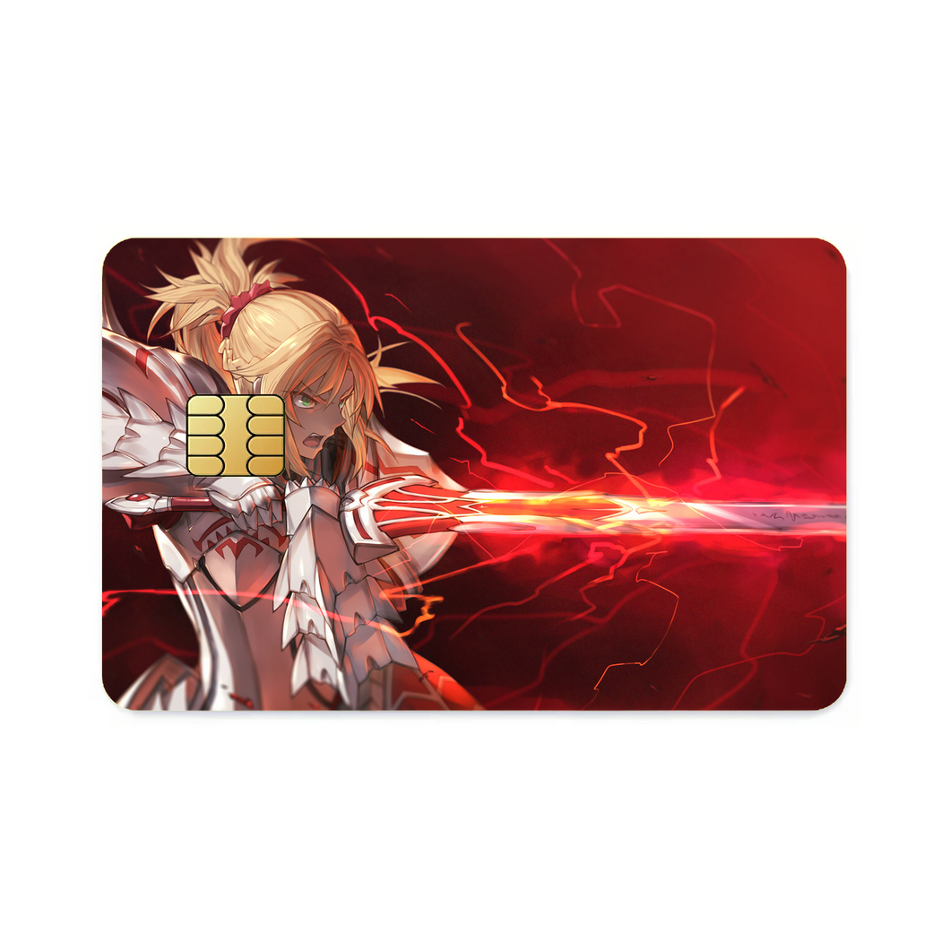 Fate/Apocrypha Saber Of Red  Credit Card Skins (4-in-1 Pack)