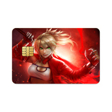 Load image into Gallery viewer, Fate/Apocrypha Saber Of Red  Credit Card Skins (4-in-1 Pack)

