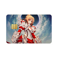 Load image into Gallery viewer, Fate/Apocrypha Saber Of Red  Credit Card Skins (4-in-1 Pack)

