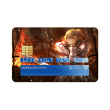 Load image into Gallery viewer, Fate/Apocrypha Saber Of Red  Credit Card Skins (4-in-1 Pack)
