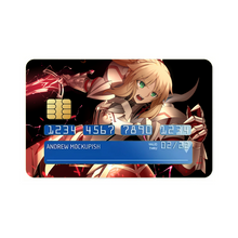 Load image into Gallery viewer, Fate/Apocrypha Saber Of Red  Credit Card Skins (4-in-1 Pack)
