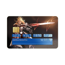 Load image into Gallery viewer, Fate/Apocrypha Saber Of Red  Credit Card Skins (4-in-1 Pack)

