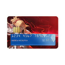 Load image into Gallery viewer, Fate/Apocrypha Saber Of Red  Credit Card Skins (4-in-1 Pack)
