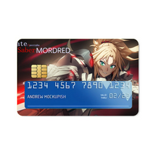 Load image into Gallery viewer, Fate/Apocrypha Saber Of Red  Credit Card Skins (4-in-1 Pack)

