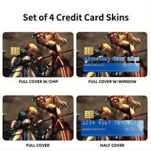 Load image into Gallery viewer, Fate/Apocrypha Saber, Saber Of Red  Credit Card Skins (4-in-1 Pack)
