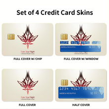 Load image into Gallery viewer, Fate/Stay Night  Credit Card Skins (4-in-1 Pack)
