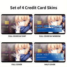 Load image into Gallery viewer, Fate/Stay Night  Credit Card Skins (4-in-1 Pack)
