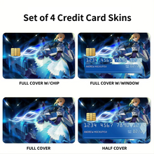 Load image into Gallery viewer, Fate/Stay Night  Credit Card Skins (4-in-1 Pack)
