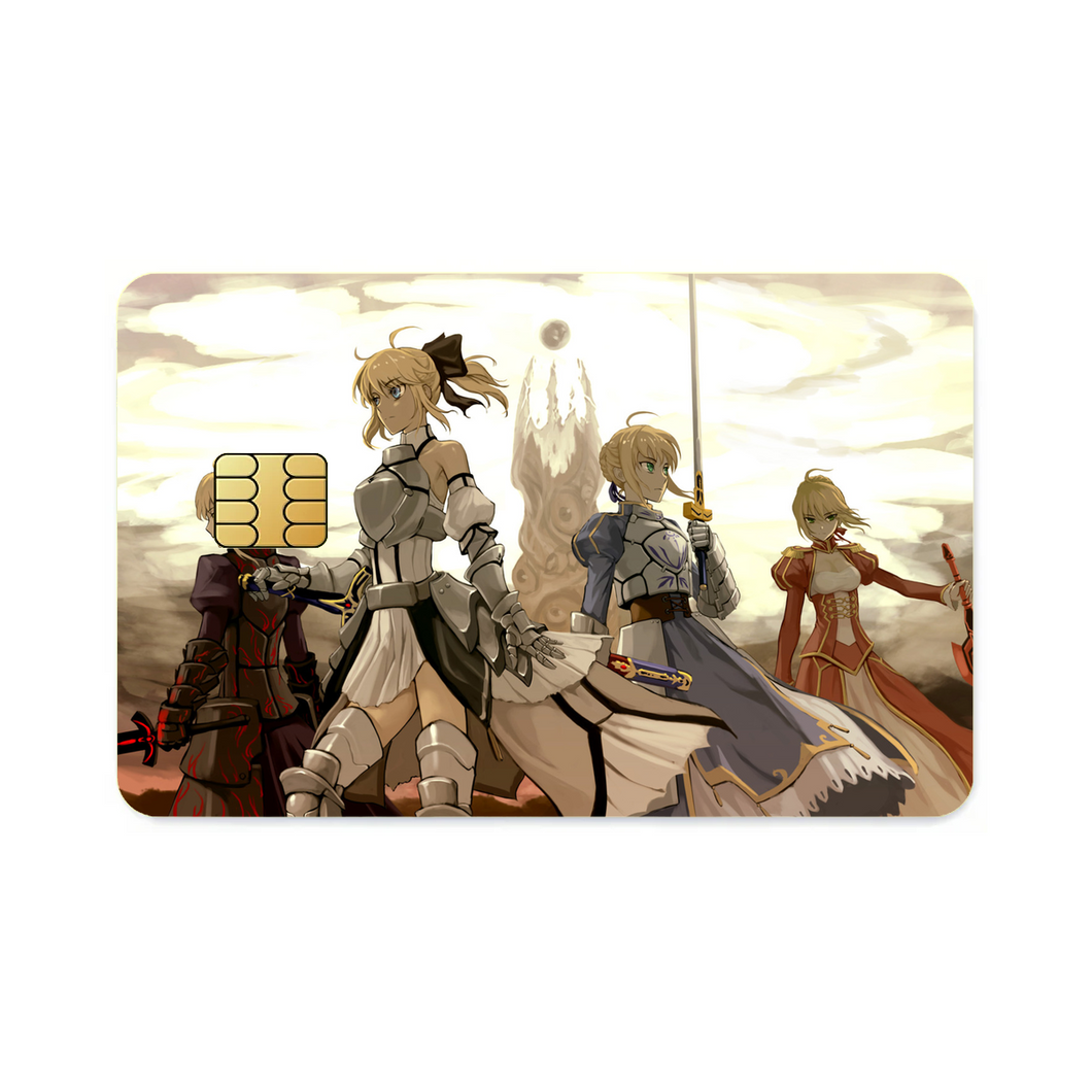 Fate/Stay Night  Credit Card Skins (4-in-1 Pack)