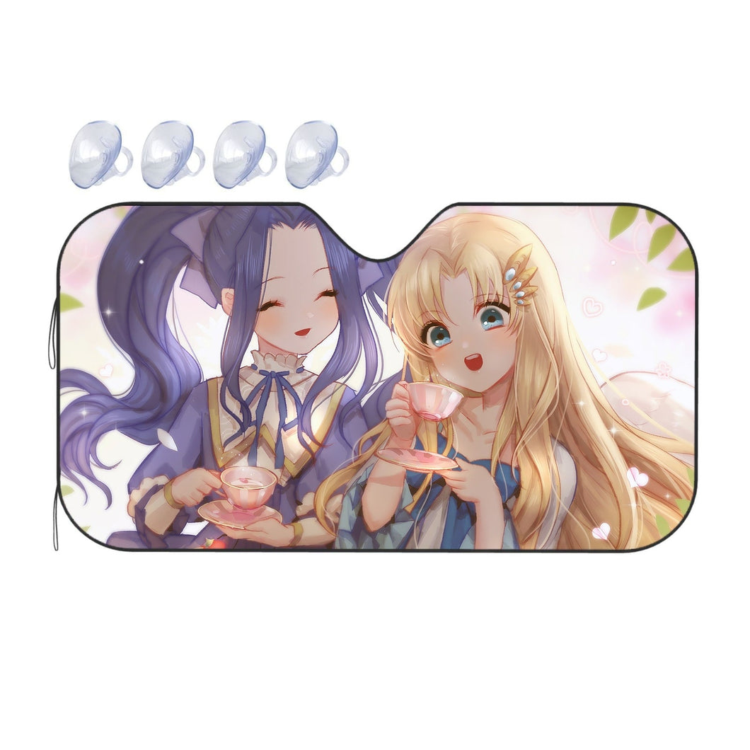 Filo and melty  Car Sunshade