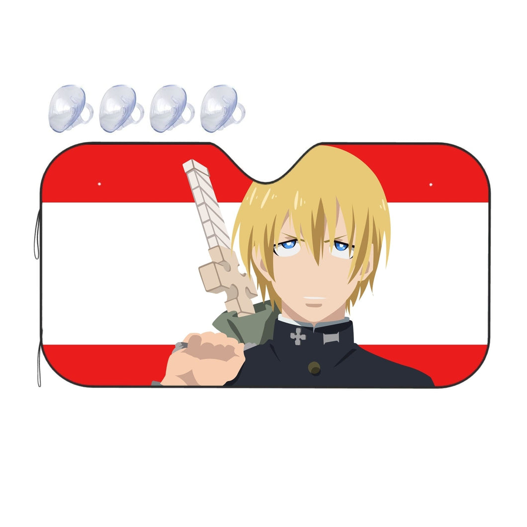 Fire Force Arthur Boyle  Car Sunshade