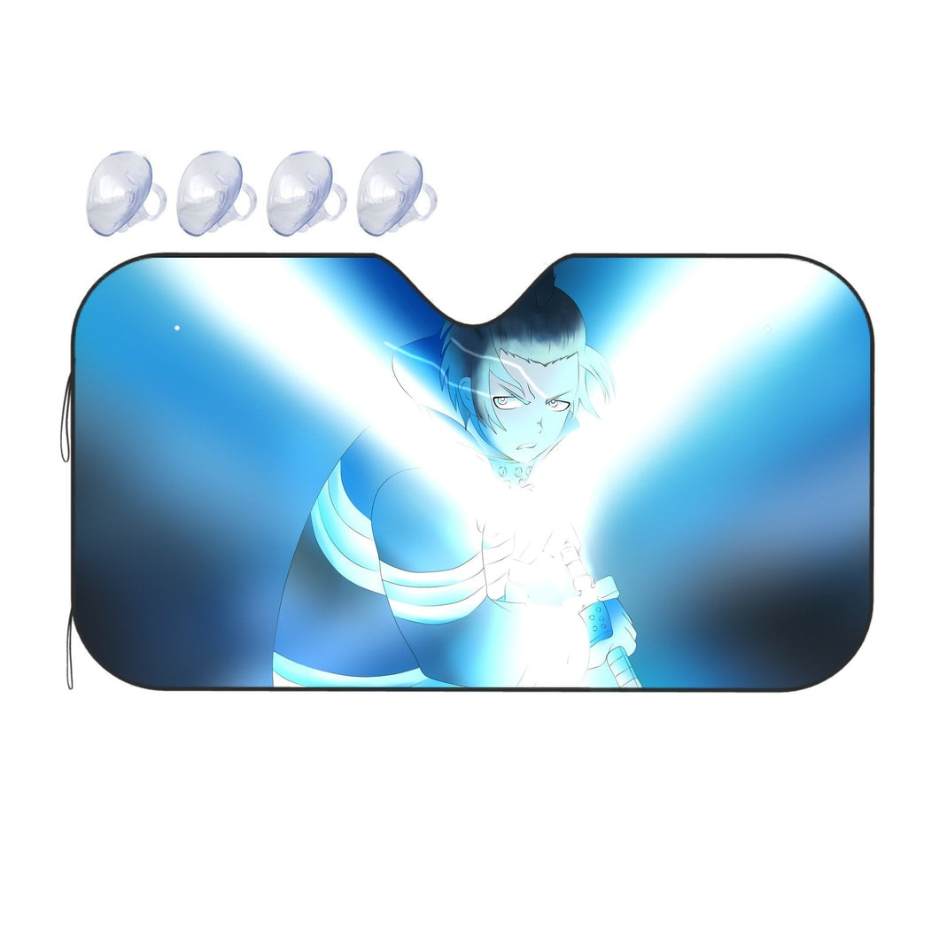 Fire Force Arthur Boyle  Car Sunshade