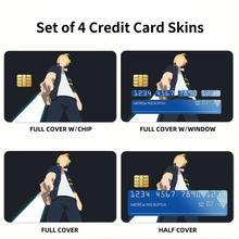 Load image into Gallery viewer, Fire Force Arthur Boyle  Credit Card Skins (4-in-1 Pack)
