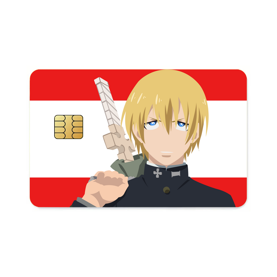 Fire Force Arthur Boyle  Credit Card Skins (4-in-1 Pack)