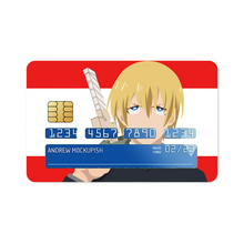 Load image into Gallery viewer, Fire Force Arthur Boyle  Credit Card Skins (4-in-1 Pack)
