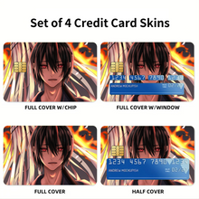 Load image into Gallery viewer, Fire Force Benimaru Shinmon  Credit Card Skins (4-in-1 Pack)
