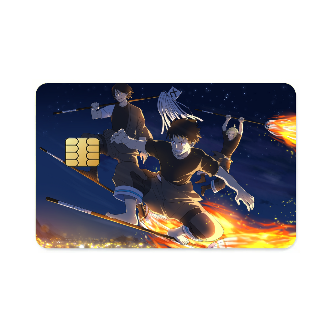 Fire Force  Credit Card Skins (4-in-1 Pack)