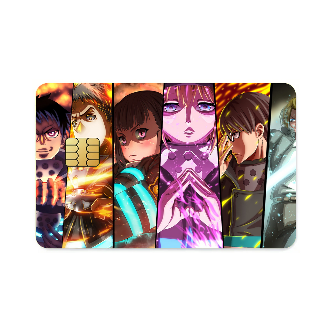 Fire Force  Credit Card Skins (4-in-1 Pack)