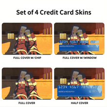 Load image into Gallery viewer, Fire Force Iris, Hibana  Credit Card Skins (4-in-1 Pack)
