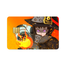 Load image into Gallery viewer, Fire Force Maki Oze  Credit Card Skins (4-in-1 Pack)
