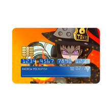 Load image into Gallery viewer, Fire Force Maki Oze  Credit Card Skins (4-in-1 Pack)
