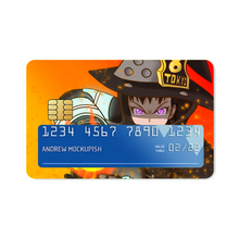 Load image into Gallery viewer, Fire Force Maki Oze  Credit Card Skins (4-in-1 Pack)

