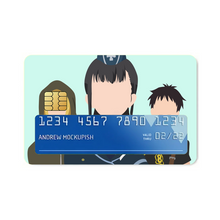 Load image into Gallery viewer, Fire Force Shinra Kusakabe, Arthur Boyle, Maki Oze  Credit Card Skins (4-in-1 Pack)
