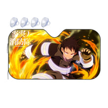 Load image into Gallery viewer, Fire Force Shinra Kusakabe  Car Sunshade
