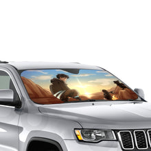 Load image into Gallery viewer, Fire Force Shinra Kusakabe  Car Sunshade
