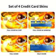 Load image into Gallery viewer, Fire Force Shinra Kusakabe  Credit Card Skins (4-in-1 Pack)
