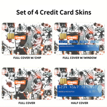 Load image into Gallery viewer, Fire Force Shinra Kusakabe  Credit Card Skins (4-in-1 Pack)
